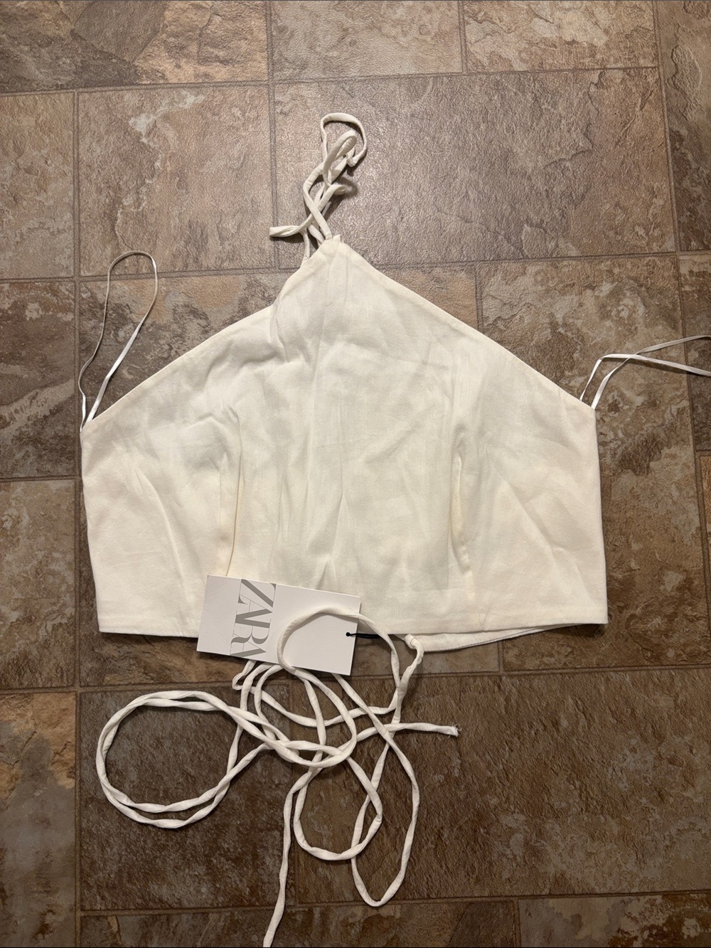 Zara bandeau halter-top